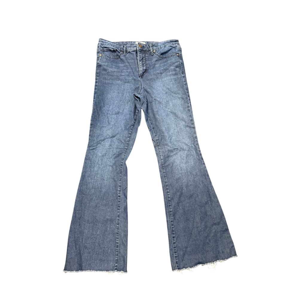 Sofia Jeans by Sofia Vergara Women's Melisa Flare Blue Denim Jeans Size 10